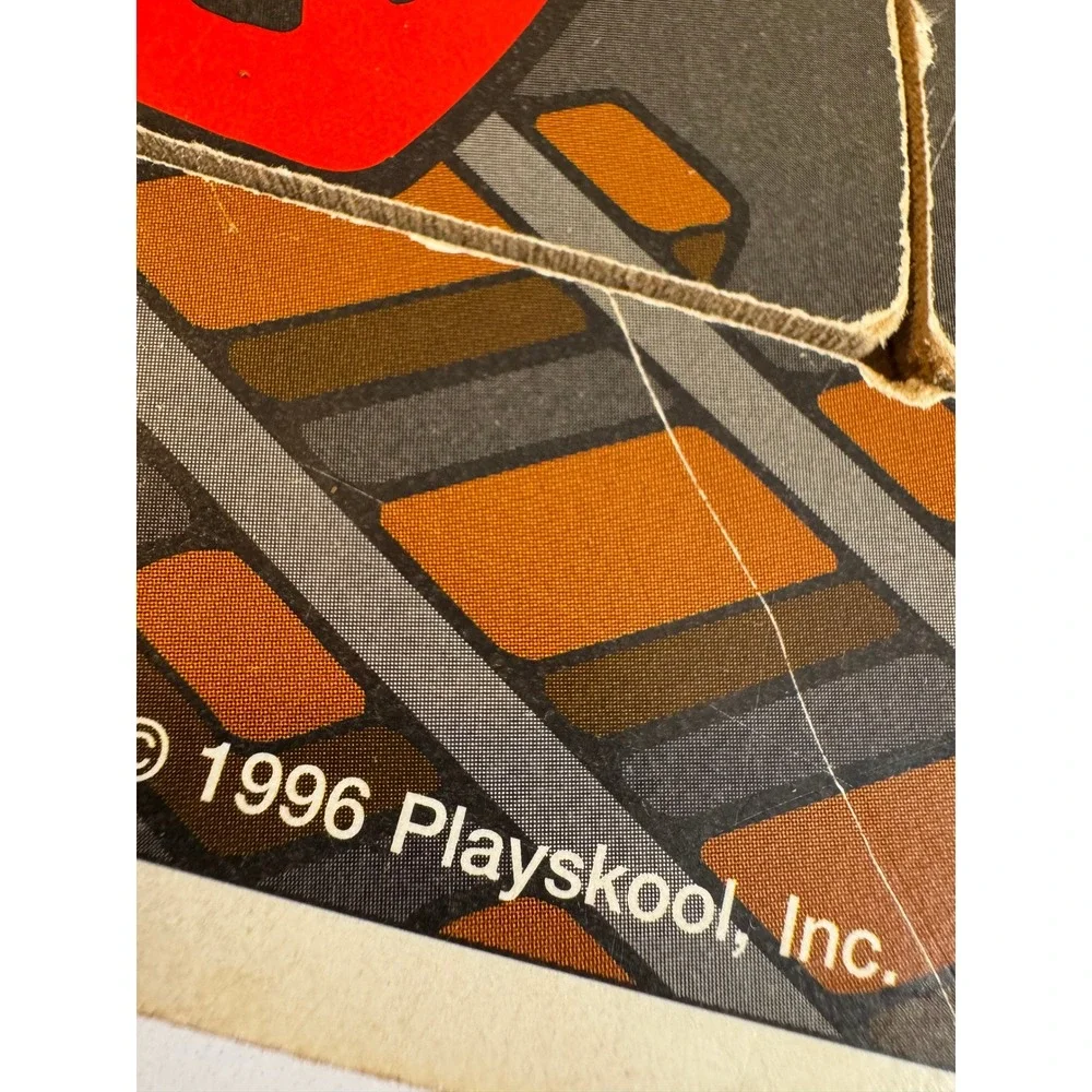 VTG 1996 Playskool Wooden Transportation‎ Puzzle 4 Piece Train Plane Fire Truck